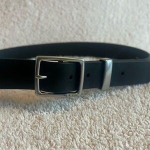 rag & bone Black Boyfriend Leather Belt